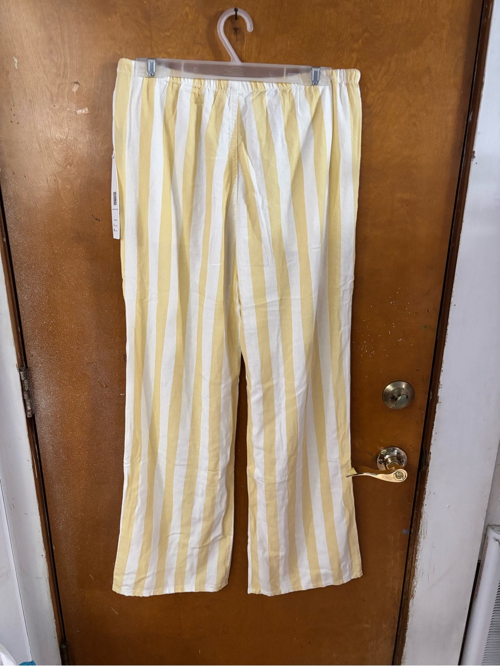 Cali 1850 summer linen blend pants. Striped. - Picture 4 of 6